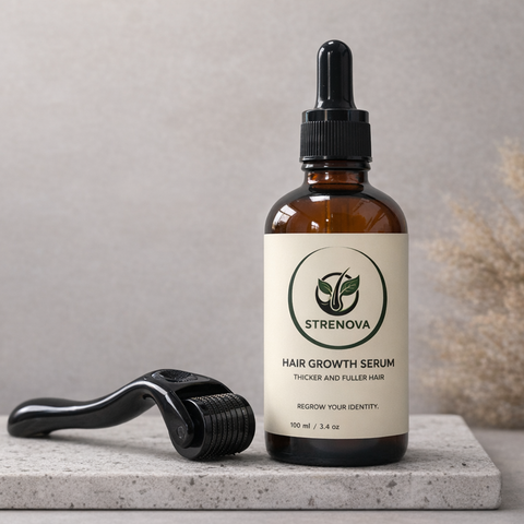 Hair Growth Serum and Derma Roller